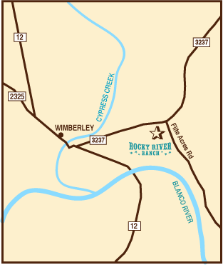 Wimberly location map